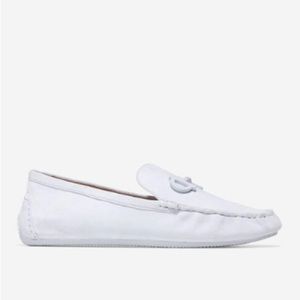 Brand new in box Halogen blue Cole Haan Tully Driver shoes.